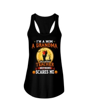 I'M A MOM A GRANDMA AND A RETIRED TEACHER Ladies Flowy Tank tile
