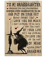 I LOVE YOU - GIFT FOR GRANDDAUGHTER FROM GRANDMA 11x17 Poster front