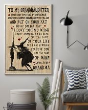 I LOVE YOU - GIFT FOR GRANDDAUGHTER FROM GRANDMA 11x17 Poster lifestyle-poster-1