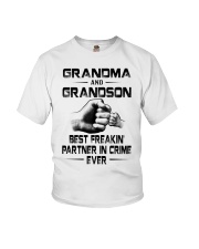 GRANDMA AND GRANDSON BEST FREAKIN' Youth T-Shirt tile