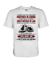 PARTNER IN CRIME - GREAT GIFT FOR SON-IN-LAW V-Neck T-Shirt tile