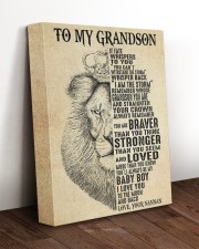 I LOVE YOU TO THE MOON AND BACK -GIFT FOR GRANDSON 11x14 Gallery Wrapped Canvas Prints aos-canvas-pgw-11x14-lifestyle-front-17