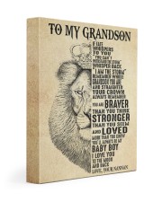 I LOVE YOU TO THE MOON AND BACK -GIFT FOR GRANDSON 11x14 Gallery Wrapped Canvas Prints front
