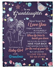 I LOVE YOU - AMAZING GIFT FOR GRANDDAUGHTER Small Fleece Blanket - 30" x 40" front