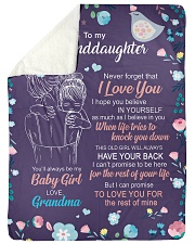 I LOVE YOU - AMAZING GIFT FOR GRANDDAUGHTER Sherpa Fleece Blanket tile