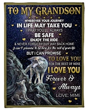 I LOVE YOU FOREVER AND ALWAYS - MIMI TO GRANDSON Small Fleece Blanket - 30" x 40" front