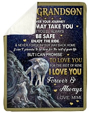 I LOVE YOU FOREVER AND ALWAYS - MIMI TO GRANDSON Sherpa Fleece Blanket tile