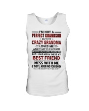 CRAZY GRANDMA LOVES ME - BEST GIFT FOR GRANDSON Unisex Tank tile