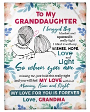 My Love For You Is Forever - Best Gift For Granddaughter Small Fleece Blanket - 30" x 40" front