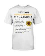 5 THINGS YOU SHOULD KNOW - GIFT FOR GRANDPARENTS Premium Fit Mens Tee tile
