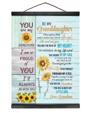 I'll Always Be With You - Best Gift For Granddaughter Hanging Canvas tile
