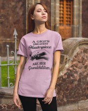 A GIGI'S GREATEST MASTERPIECE FOR GRANDCHILDREN Classic T-Shirt apparel-classic-tshirt-lifestyle-06