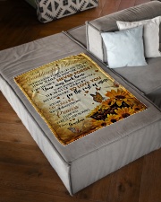 MY SUNSHINE - BEST GIFT FOR GRANDDAUGHTER SHAUNDRA Small Fleece Blanket - 30" x 40" aos-coral-fleece-blanket-30x40-lifestyle-front-03