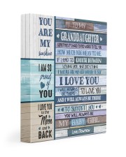 YOU MEAN TO ME - GREAT GIFT FOR GRANDDAUGHTER 11x14 Gallery Wrapped Canvas Prints front