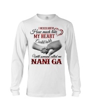 HOW MUCH LOVE MY HEART - PERFECT GIFT FOR NANI GA Long Sleeve Tee tile