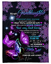 YOUR WAY BACK HOME - TO GRANDAUGHTER FROM NAN Small Fleece Blanket - 30" x 40" front