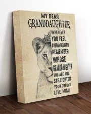 STRAIGHTEN YOUR CROWN -BEST GIFT FOR GRANDDAUGHTER 11x14 Gallery Wrapped Canvas Prints aos-canvas-pgw-11x14-lifestyle-front-17
