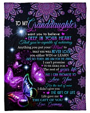 DEEP IN YOUR HEART - BEST GIFT FOR GRANDDAUGHTER Small Fleece Blanket - 30" x 40" front