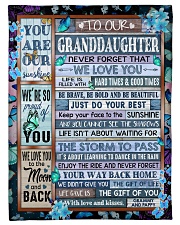 WE LOVE YOU - AMAZING GIFT FOR GRANDDAUGHTER Small Fleece Blanket - 30" x 40" front