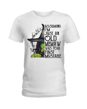 FIRST MISTAKE - PERFECT GIFT FOR MEMAW Ladies T-Shirt tile