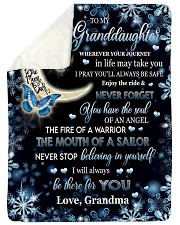 Enjoy The Ride - Amazing Gift For Grandaughter Sherpa Fleece Blanket tile