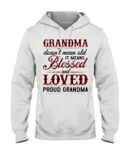BLESSED LOVED PROUD GRANDMA-GREAT GIFT FOR GRANDMA Hooded Sweatshirt tile