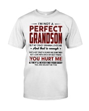 I'm Not A Perfect Grandson But My Crazy Granma Loves Me Premium Fit Mens Tee tile