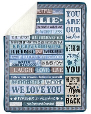 WE LOVE YOU - LOVELY GIFT FOR KELLIE Sherpa Fleece Blanket tile