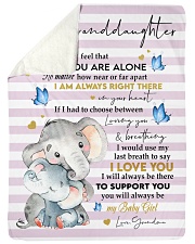MY BABY GIRL - GRANDDAUGHTER GIFT WITH ELEPHANT Sherpa Fleece Blanket tile