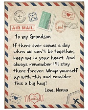 KEEP ME IN YOUR HEART - NONNA TO GRANDSON Fleece Blanket tile