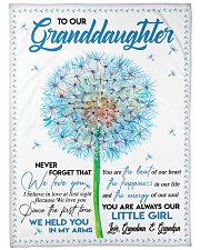 WE LOVE YOU - SPECIAL GIFT FOR GRANDDAUGHTER Fleece Blanket tile
