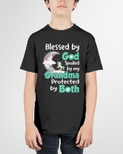 Blessed By God - Amazing Gift For Grandson Youth T-Shirt garment-youth-tshirt-front-01