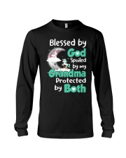 Blessed By God - Amazing Gift For Grandson Long Sleeve Tee tile