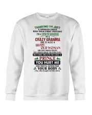 I'm A Spoiled Grandson Of A Crazy Granma Crewneck Sweatshirt tile
