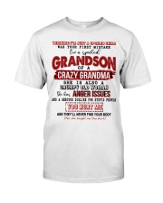 I'm A Spoiled Grandson Of A Crazy Grandma Premium Fit Mens Tee tile