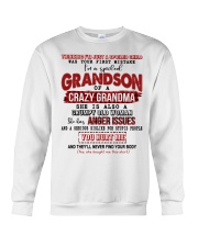 I'm A Spoiled Grandson Of A Crazy Grandma Crewneck Sweatshirt tile