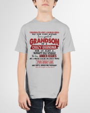 I'm A Spoiled Grandson Of A Crazy Grandma Youth T-Shirt garment-youth-tshirt-front-01