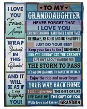 JUST DO YOUR BEST - AMAZING GIFT FOR GRANDDAUGHTER Small Fleece Blanket - 30" x 40" front