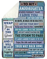 JUST DO YOUR BEST - AMAZING GIFT FOR GRANDDAUGHTER Sherpa Fleece Blanket tile
