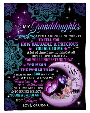 YOU ARE A SPECIAL GIFT - GRANDMA TO GRANDDAUGHTER Small Fleece Blanket - 30" x 40" front