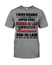 LIVING THE DREAM - LOVELY GIFT FOR MOMMA-IN-LAW Premium Fit Mens Tee tile