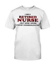 RETIRED - NURSE AND GRANDDAUGHTER Premium Fit Mens Tee tile