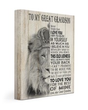 BELIEVE IN YOURSELF - GREAT GIFT FOR GRANDSON 11x14 Gallery Wrapped Canvas Prints front