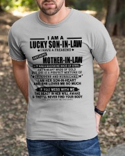 I AM A LUCKY SON-IN-LAW Classic T-Shirt apparel-classic-tshirt-lifestyle-front-52