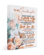 FOLLOW YOUR DREAM - GIFT FOR GRANDDAUGHTER 11x14 Gallery Wrapped Canvas Prints front