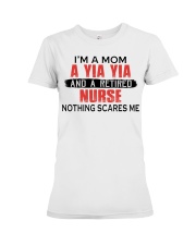 AND A RETIRED - PERFECT GIFT FOR NURSE Premium Fit Ladies Tee tile