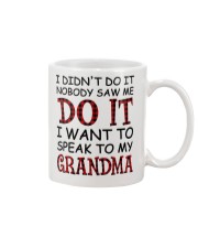 NOBODY SAW ME DO IT - GREAT GIFT FOR GRANDCHILD Mug tile