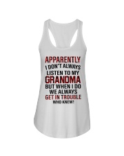 LISTEN TO MY GRANDMA - GIFT FOR GRANDCHILDREN Ladies Flowy Tank tile