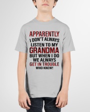 LISTEN TO MY GRANDMA - GIFT FOR GRANDCHILDREN Youth T-Shirt garment-youth-tshirt-front-01
