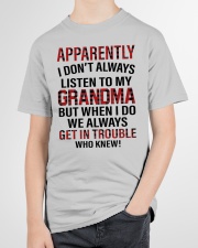 LISTEN TO MY GRANDMA - GIFT FOR GRANDCHILDREN Youth T-Shirt garment-youth-tshirt-front-lifestyle-01
